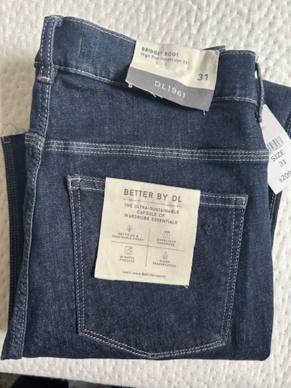 DL 1961 Jeans - Bridget Bootcut - NWT - Size 31